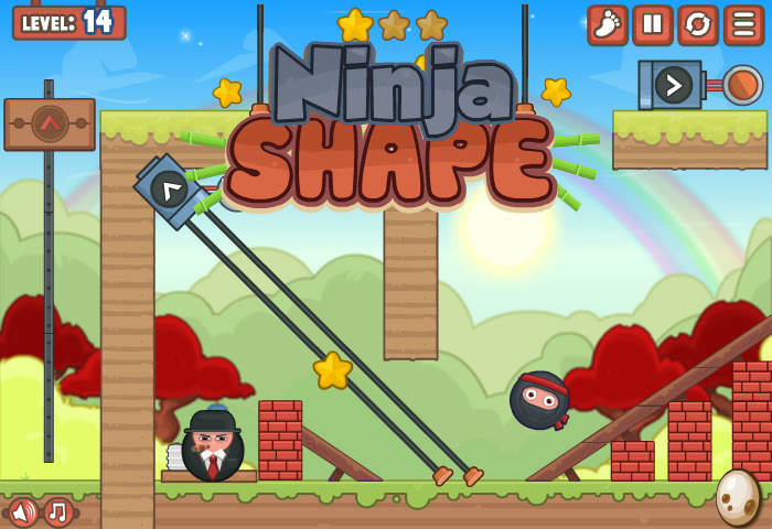 2 player games ninja puzzle