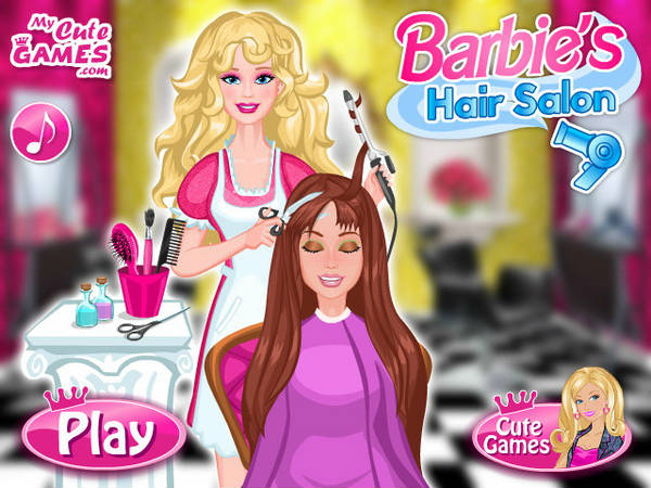 barbie hairdresser game